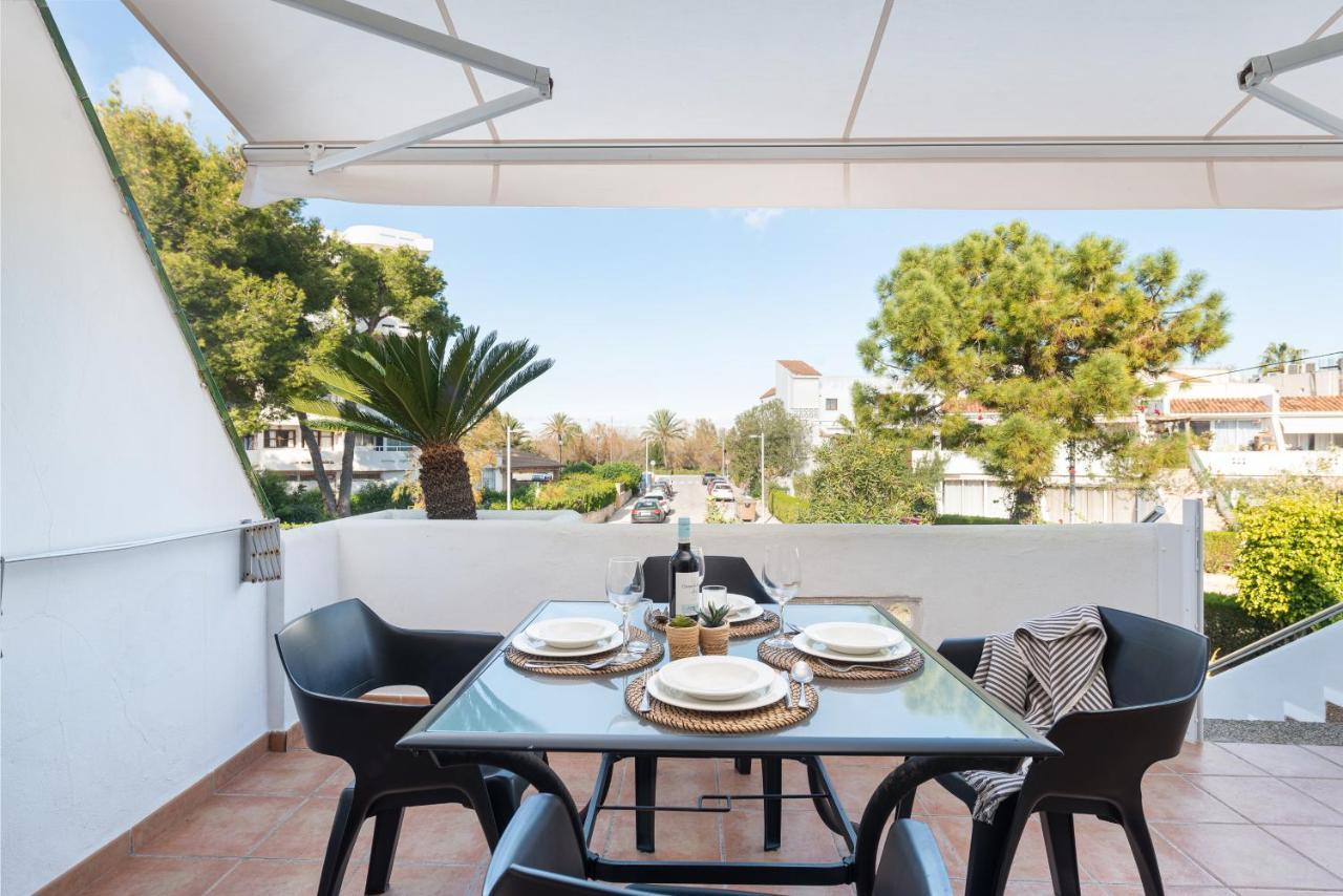 Bonito y relajante apartamento en Puerto Alcudia Exterior foto