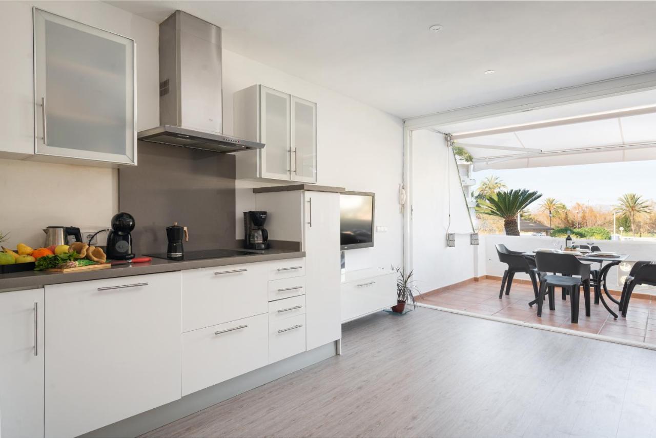 Bonito y relajante apartamento en Puerto Alcudia Exterior foto
