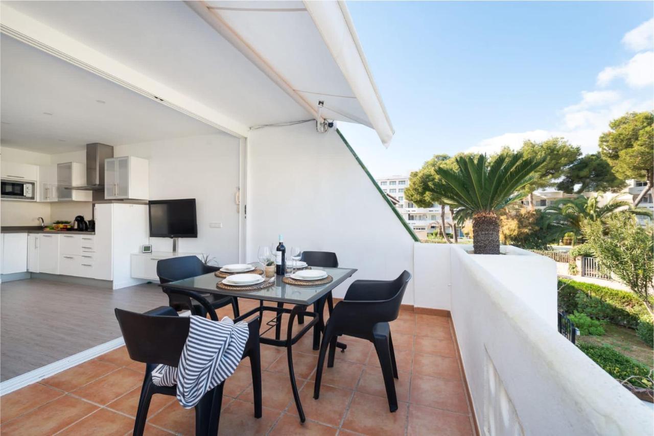 Bonito y relajante apartamento en Puerto Alcudia Exterior foto